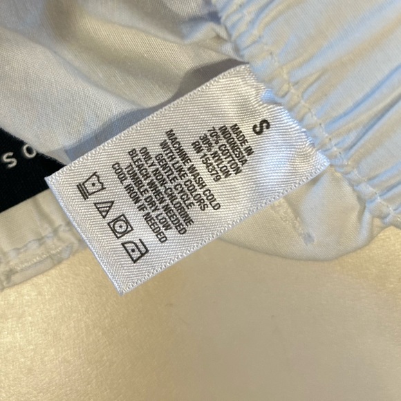 Aeropostale White Parachute Cargo Pants size S - Picture 5 of 6